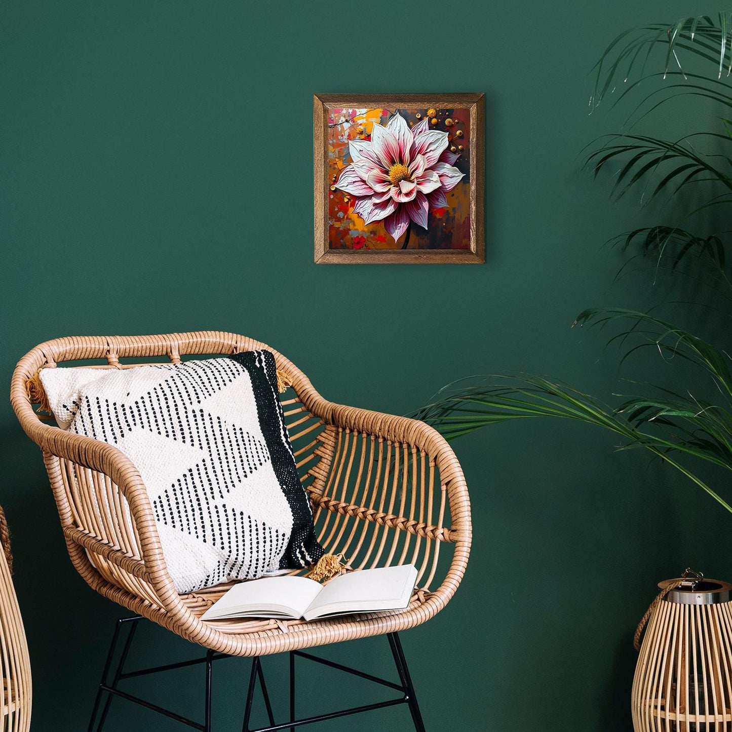 Full Bloom Natural Stone Wall Art - Flower Wall Decor | Artistry Home