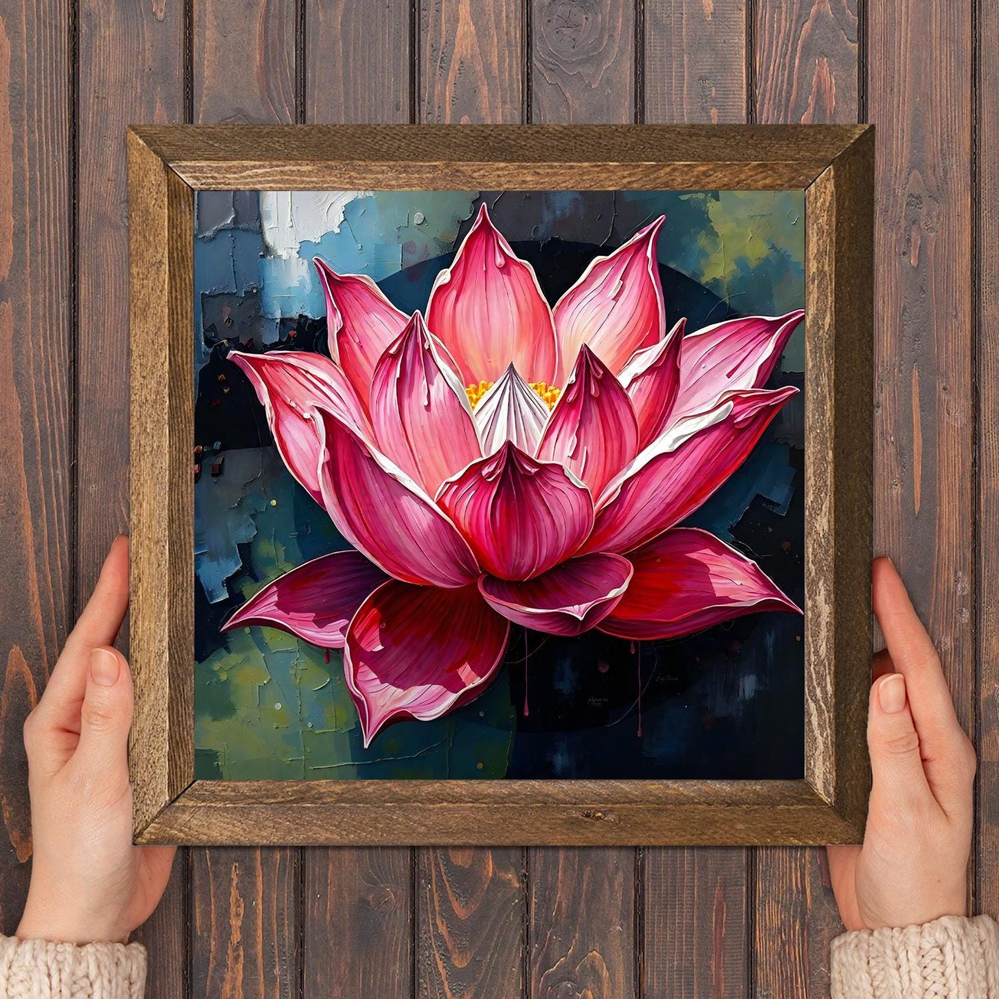 Lotus Of Light Natural Stone Wall Art - Floral Art | Artistry Home