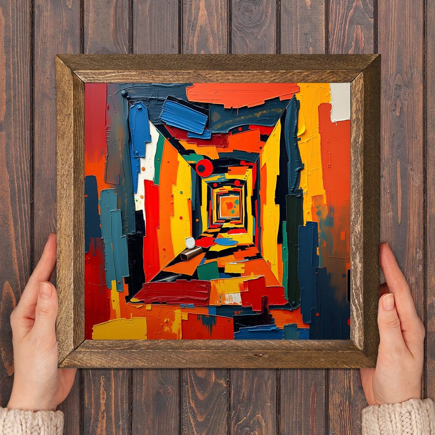 Mystic Natural Stone Wall Art - Colorful Wall Art | Artistry Home
