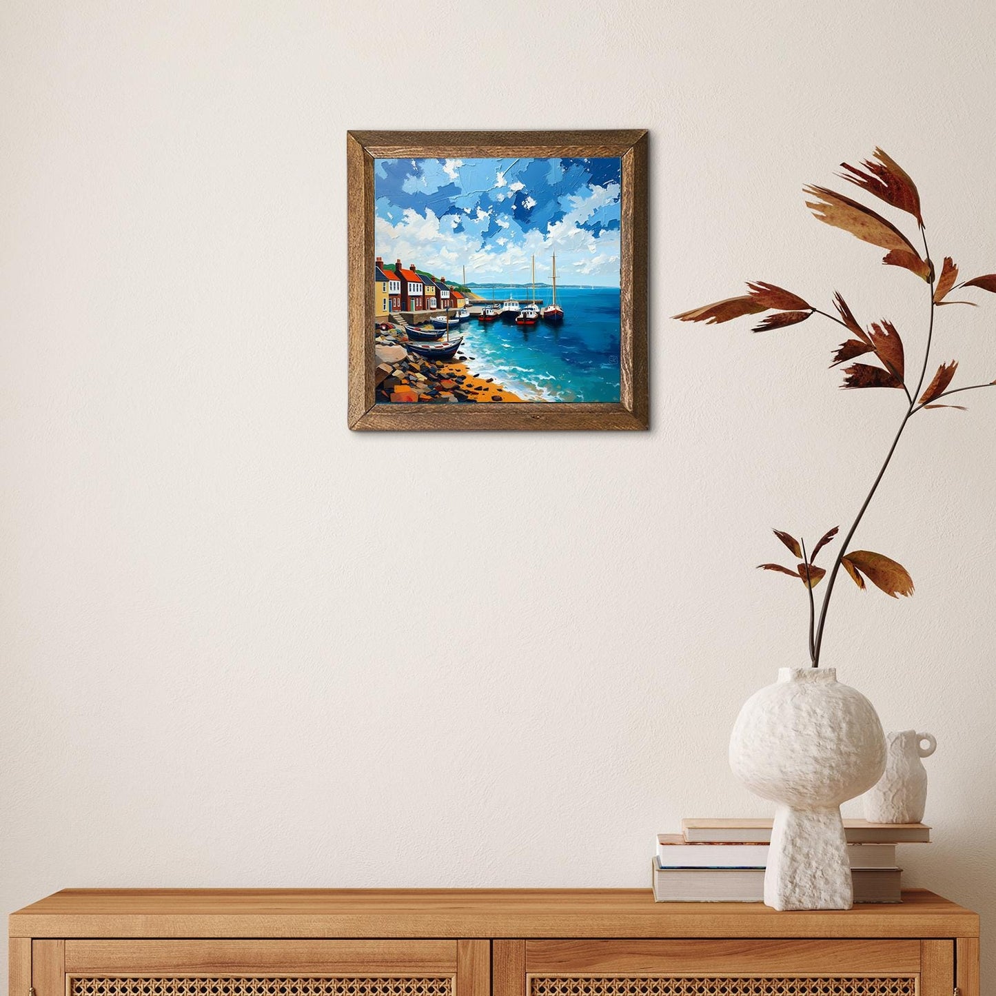 Quiet Anchorage Natural Stone Wall Art - Botanical Wall Art | Artistry Home