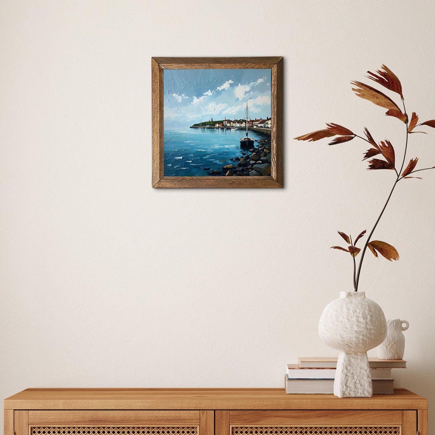 Sapphire Shores Natural Stone Wall Art - Botanical Wall Art | Artistry Home