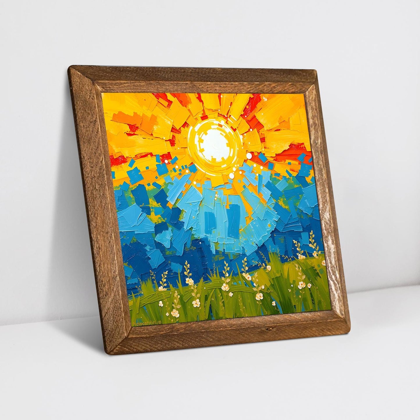 First Light Natural Stone Wall Art - Ceramic Wall Art | Artistry Home