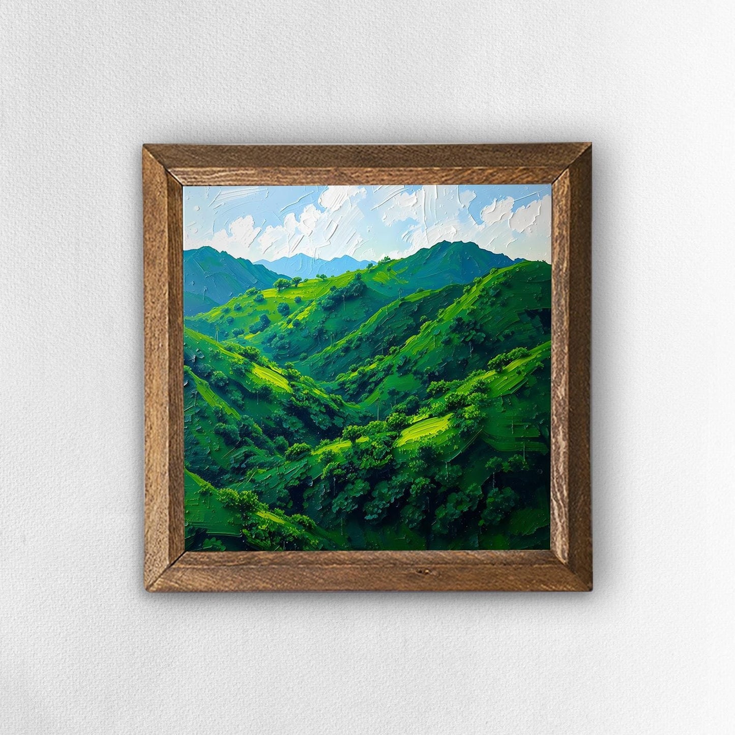 Green Serenity Natural Stone Wall Art | Artistry Home