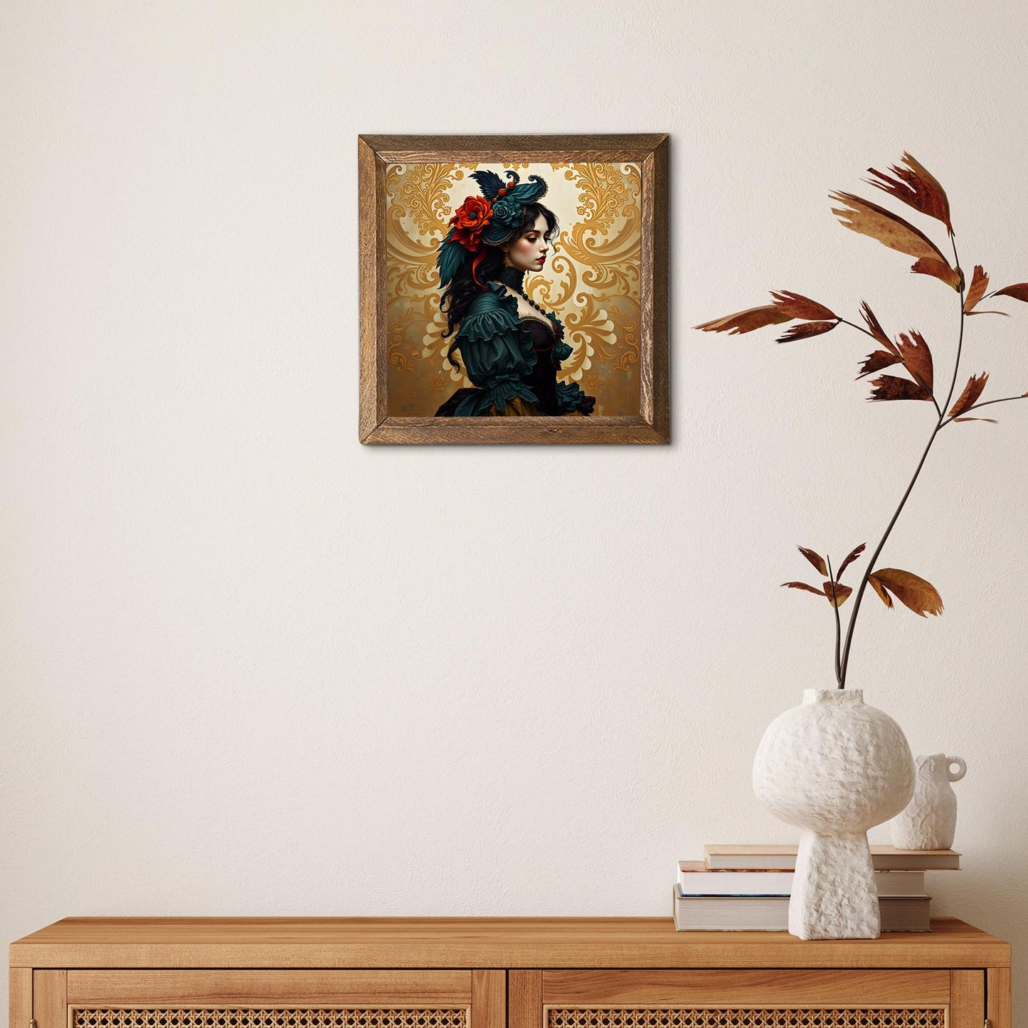 Lady Era Natural Stone Wall Art - Botanical Wall Art | Artistry Home
