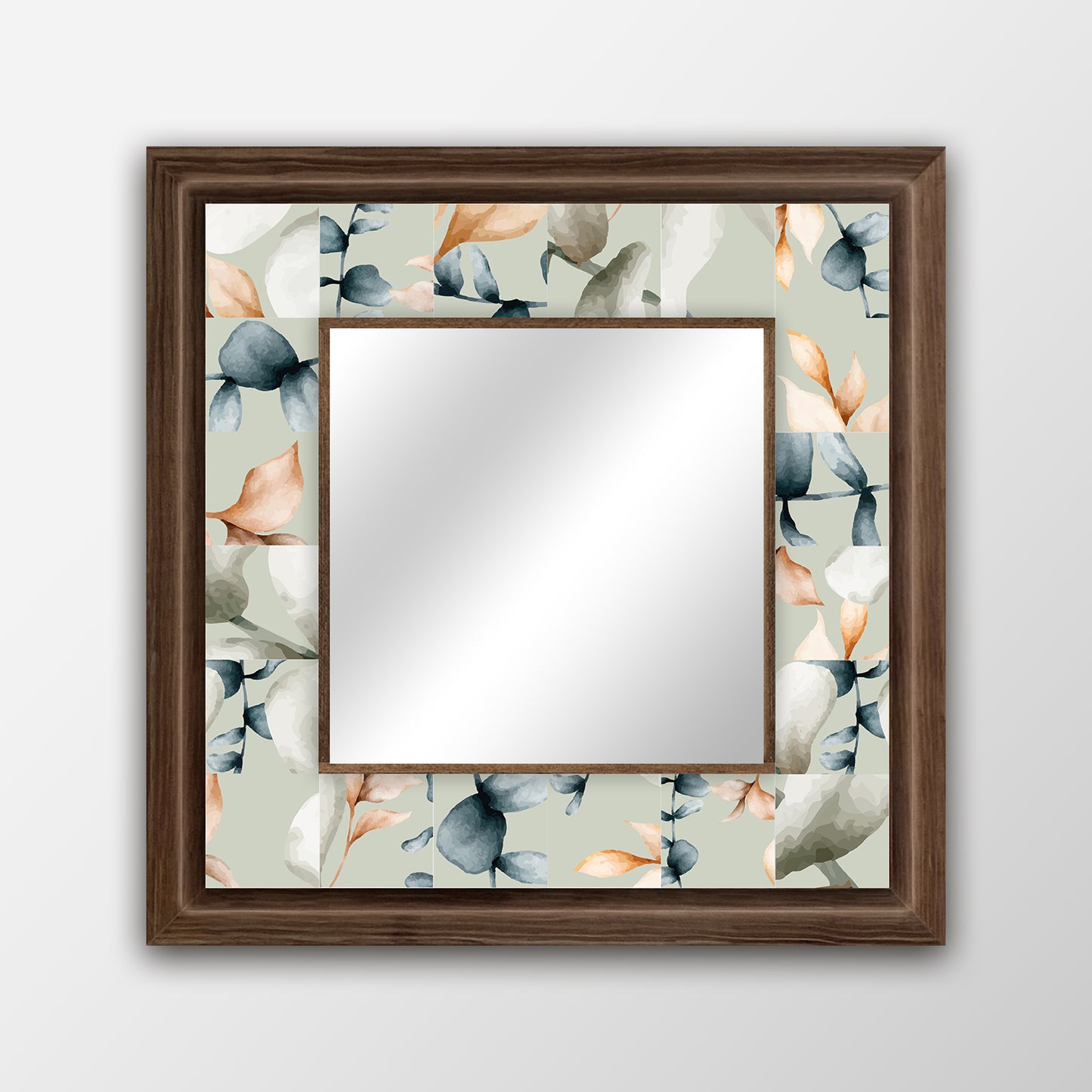Pastel Leaves Mirror