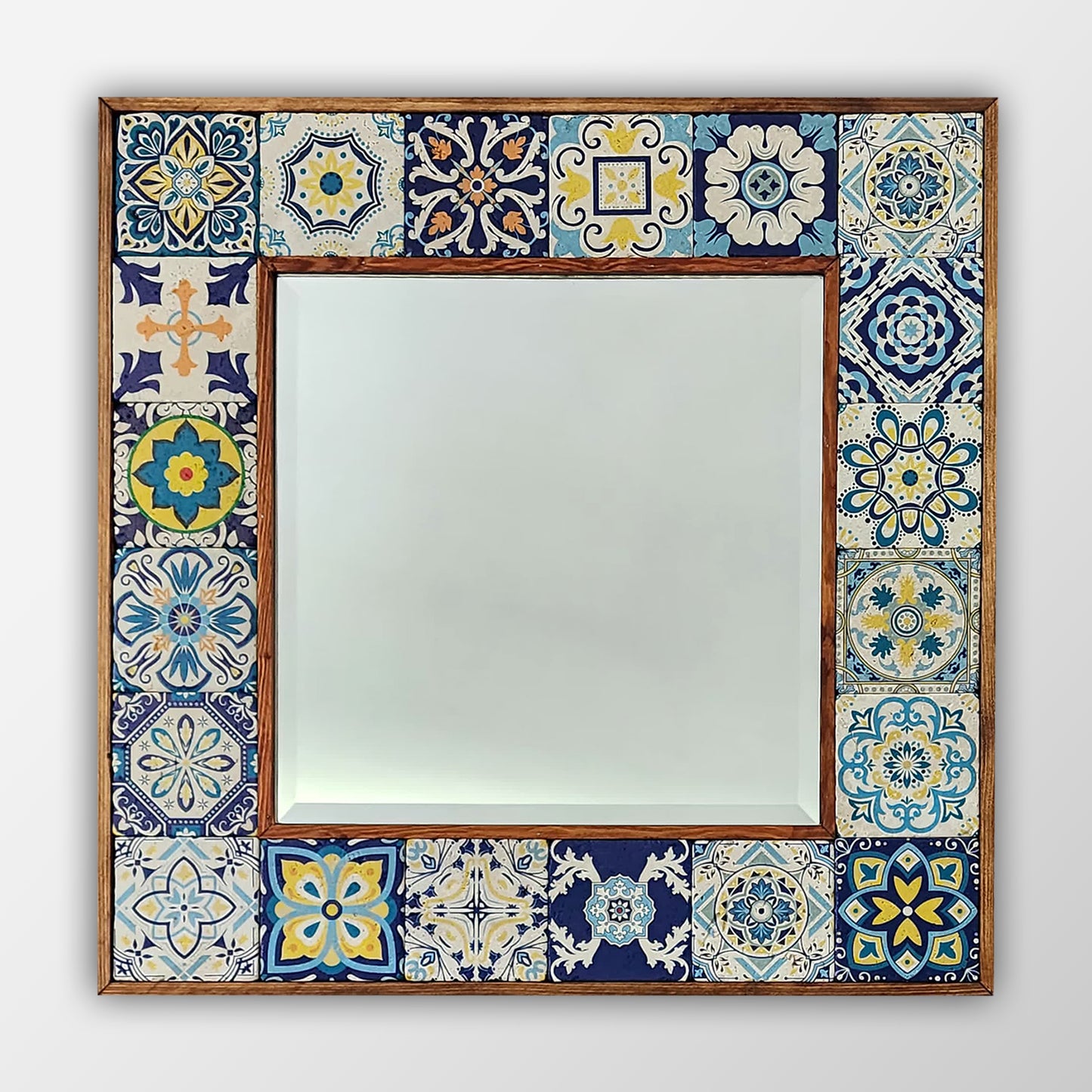 Aegean Tiles XL Mirror 62X62 cm