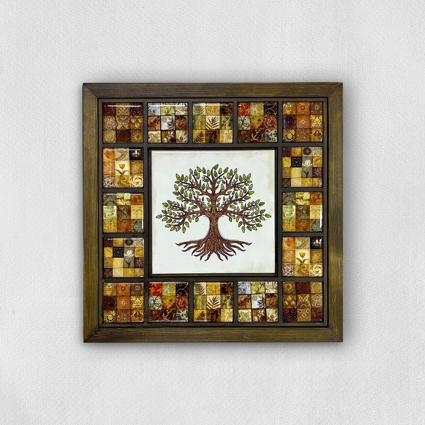 Rustic Tree of Life Mosaic