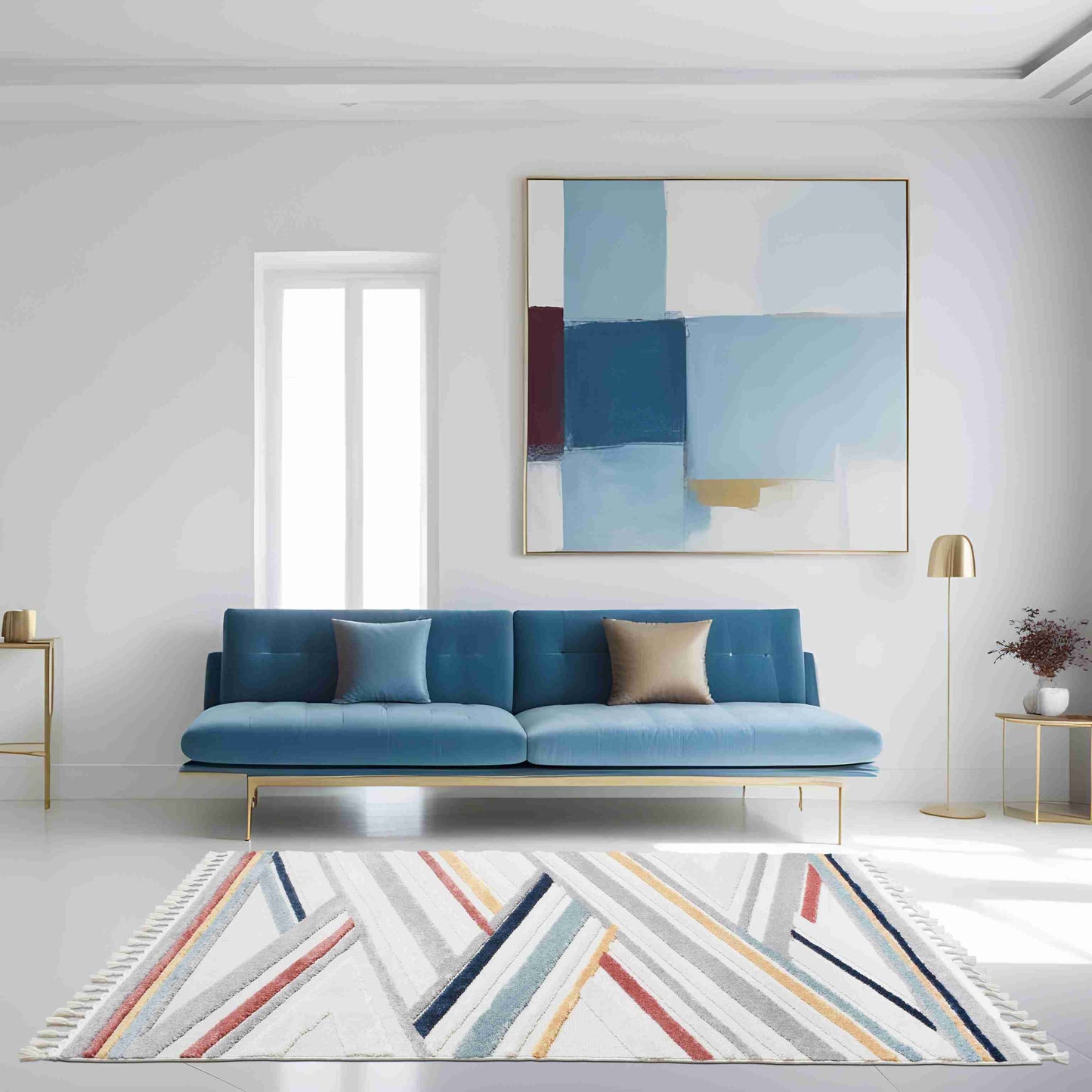 Scandinavian Rug - Carpet in Modern Interior | Artistry Home