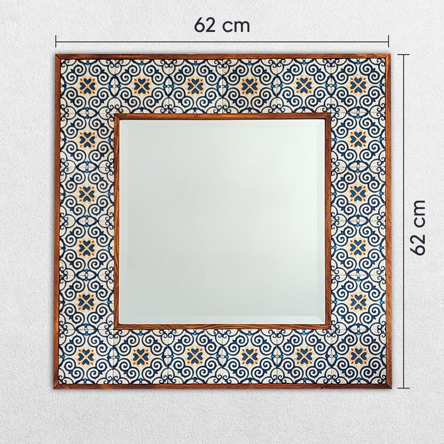 Heritage XL Mirror 62X62 cm