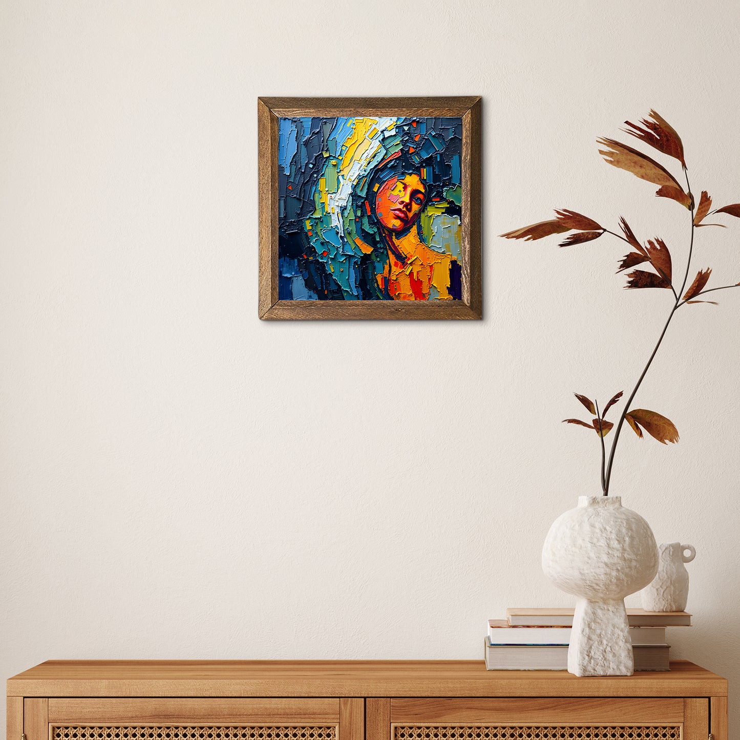 Overthinking Natural Stone Wall Art - Single Frame | Artistry Home