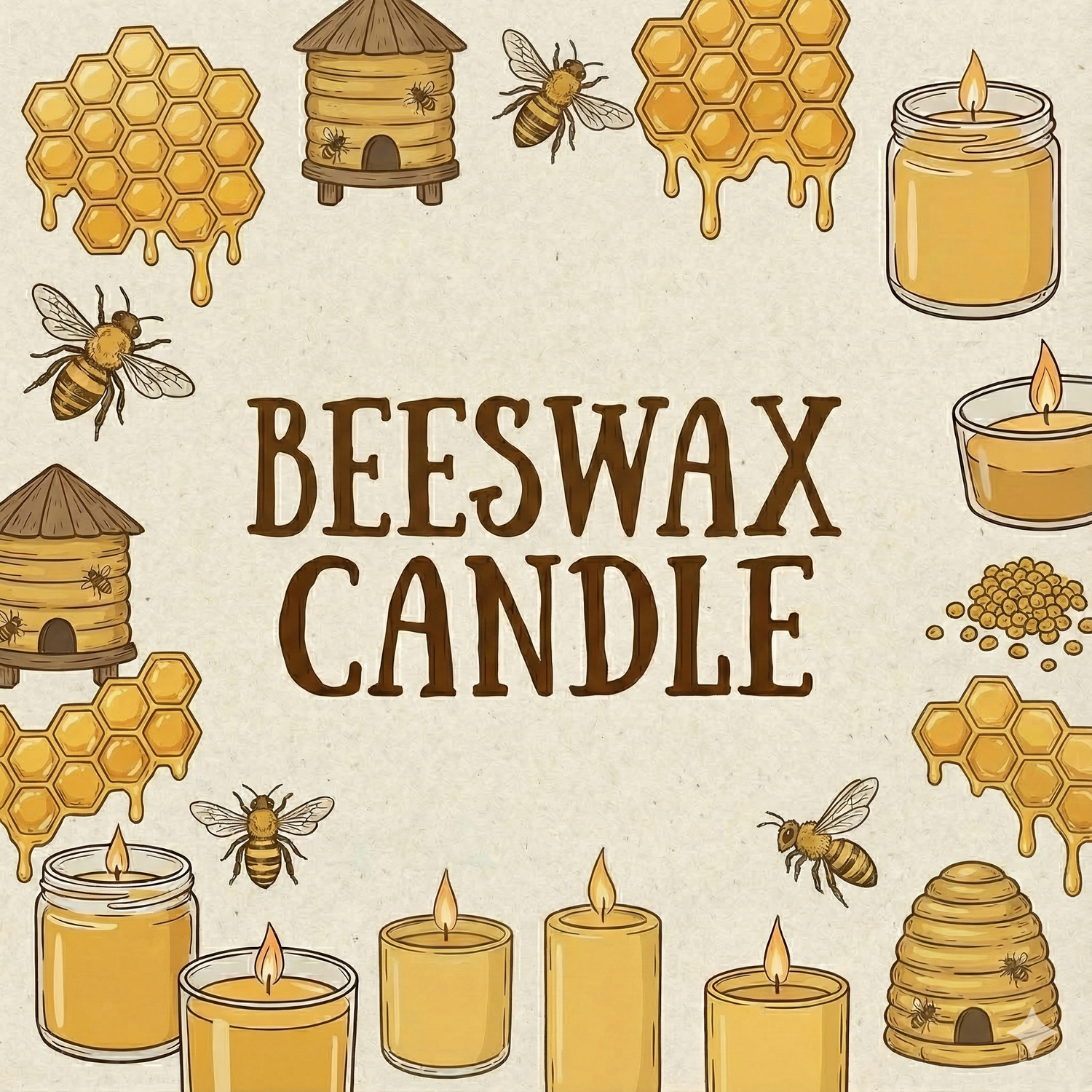 Beeswax Candle