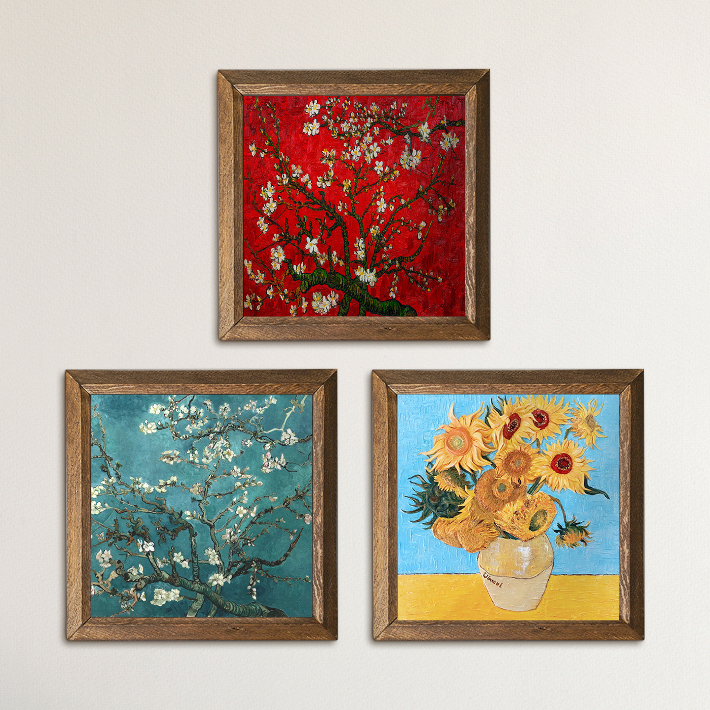 Van Gogh Flora Trio Stone Wall Art