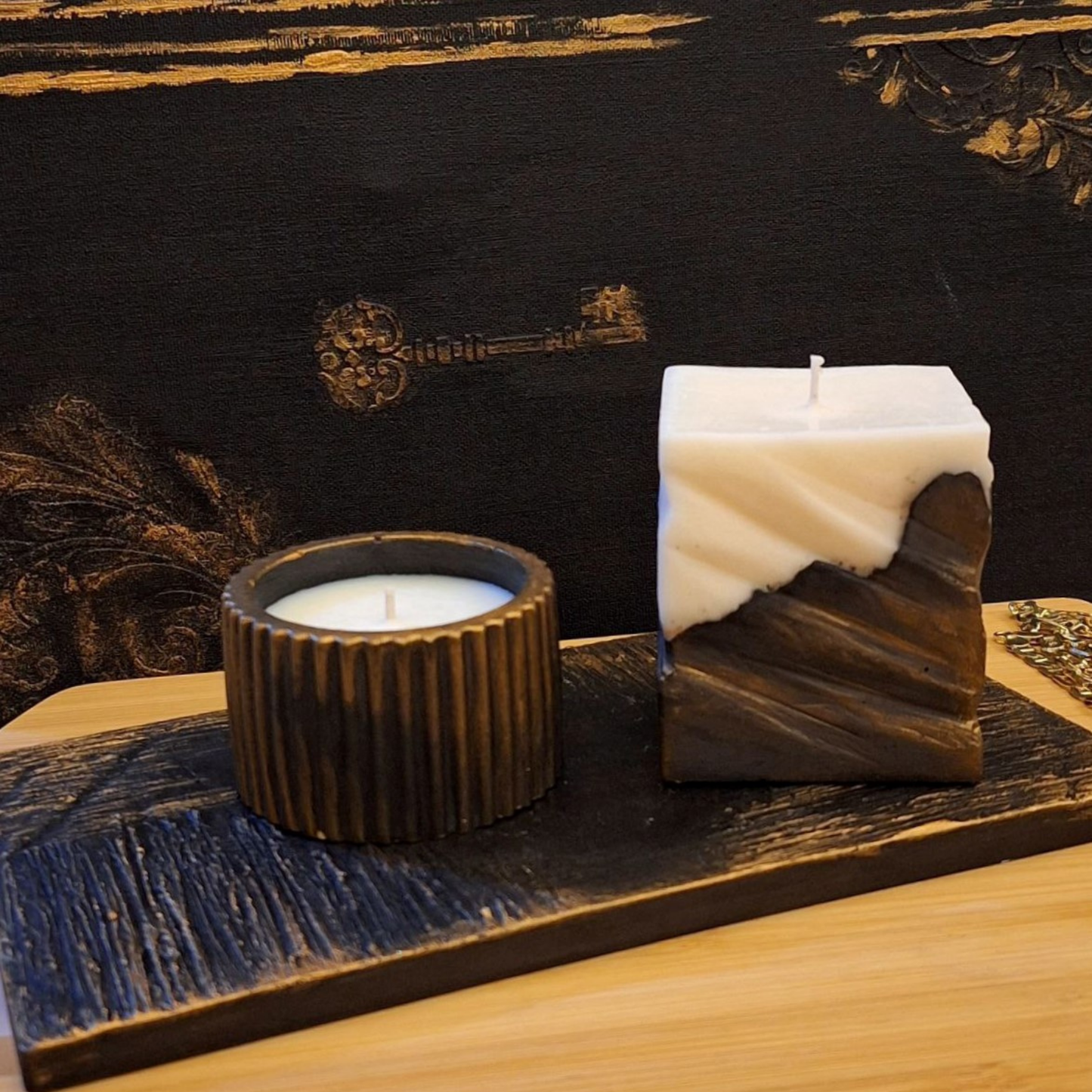 Modern Muse -  Sculpted Soy Candle Duo