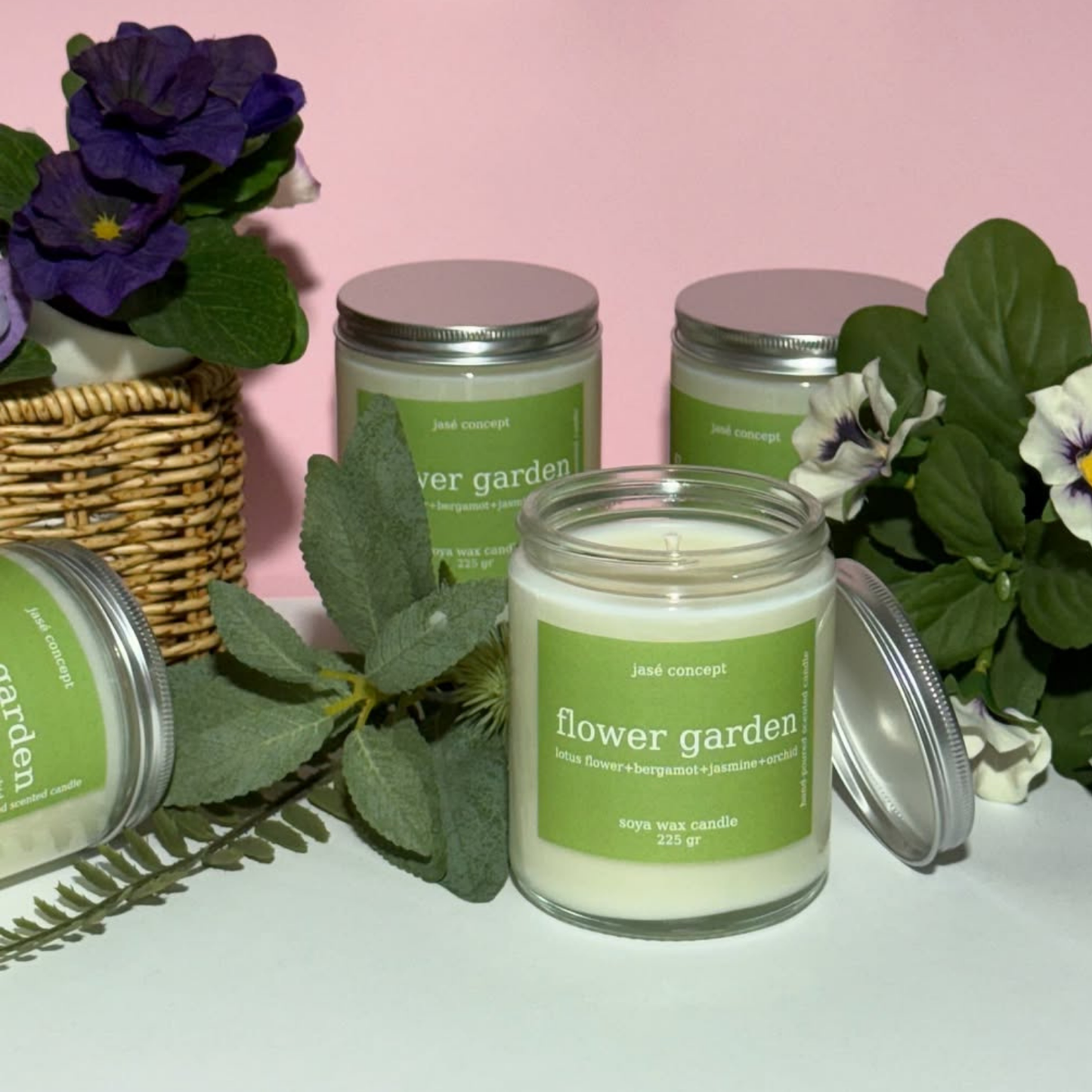 Flower Garden Soy Candle