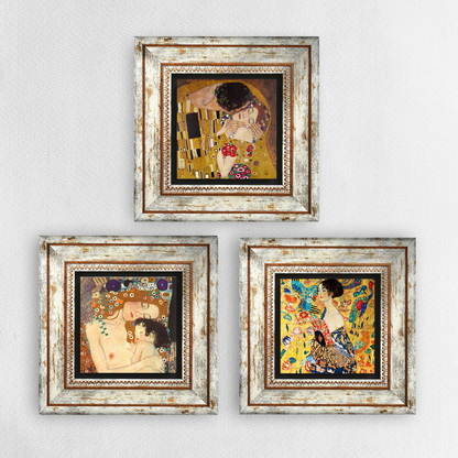 Gustav Klimt Vintage Trio