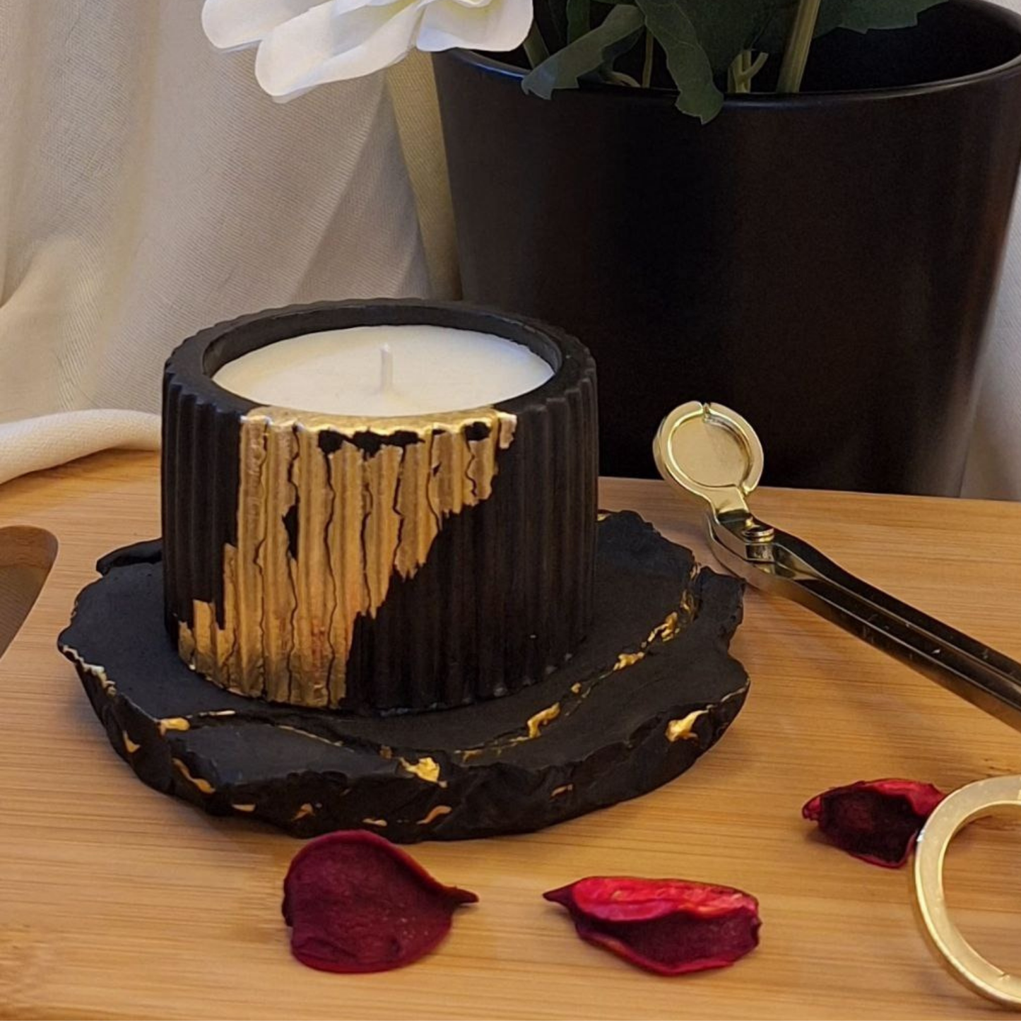 Golden Concrete – Soy Candle Set