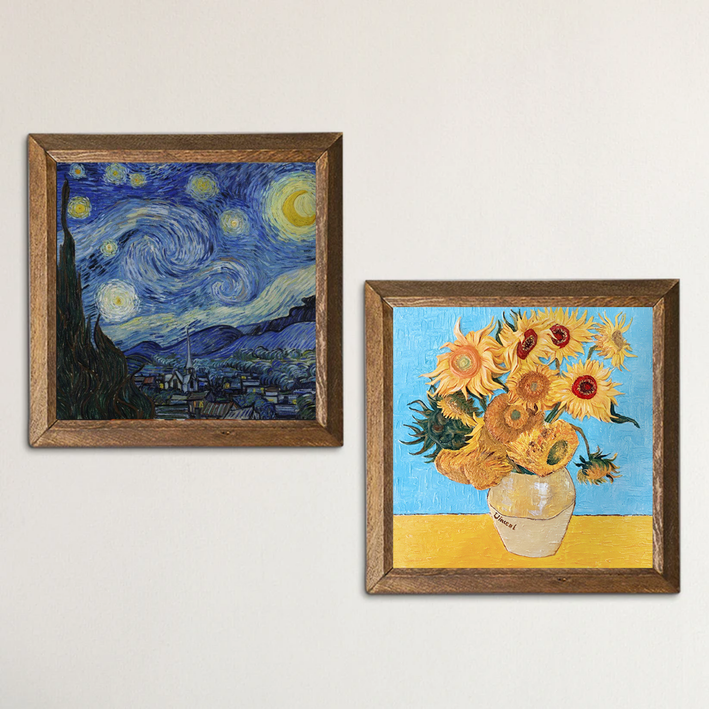 Van Gogh Celestia Duo Stone Wall Art