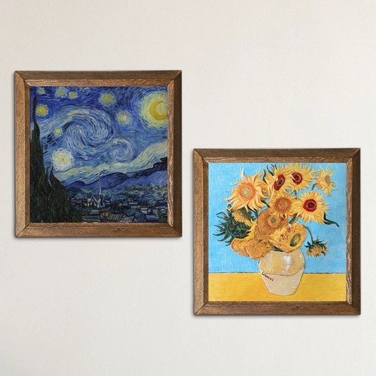Van Gogh Celestia Duo Stone Wall Art