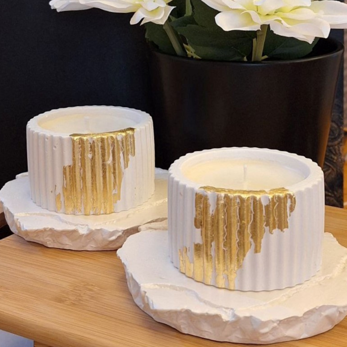 Golden Concrete – Soy Candle Set