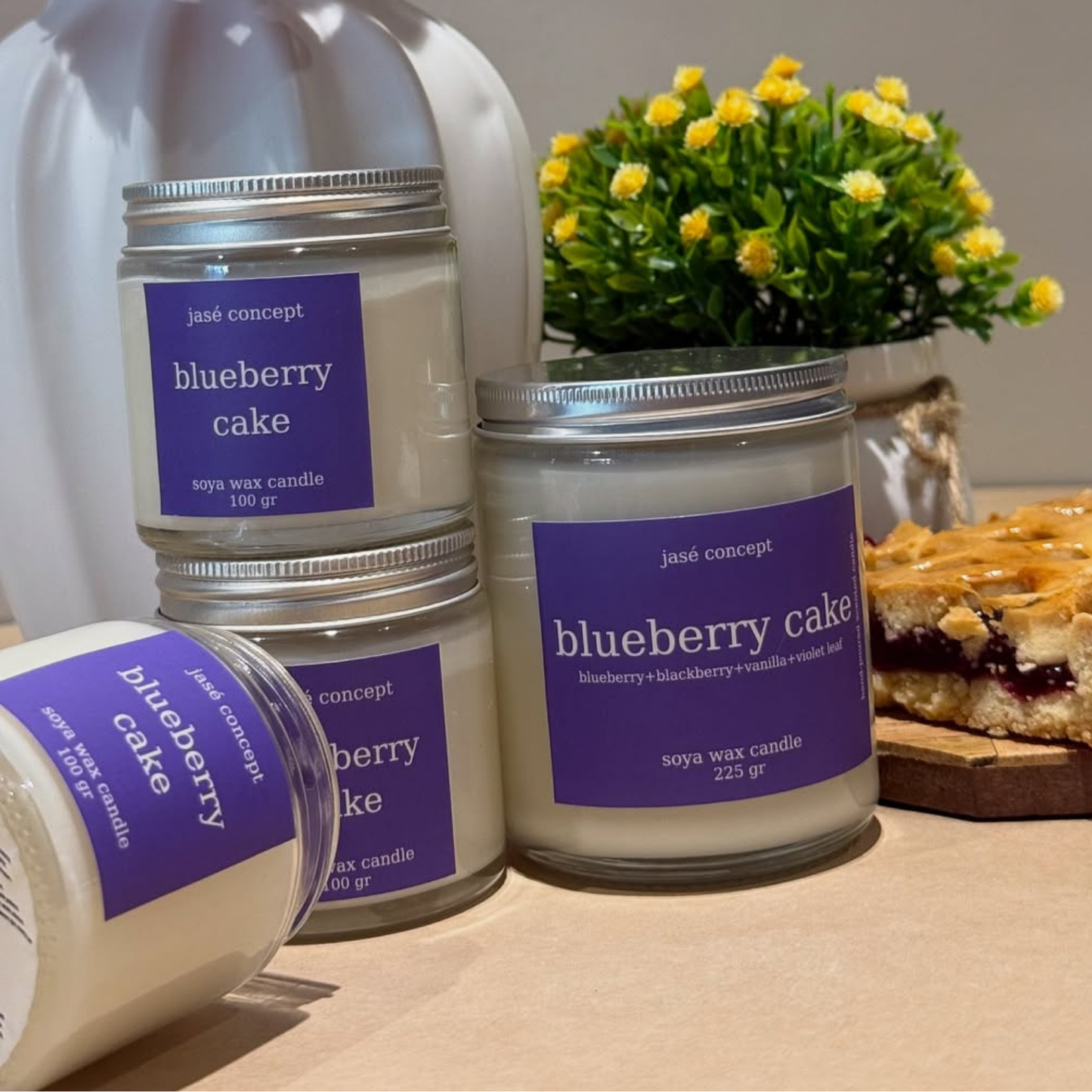 Blueberry Cake Soy Candle
