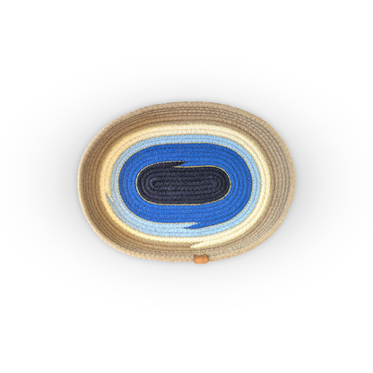 Evil Eye III  Cotton Rope Basket