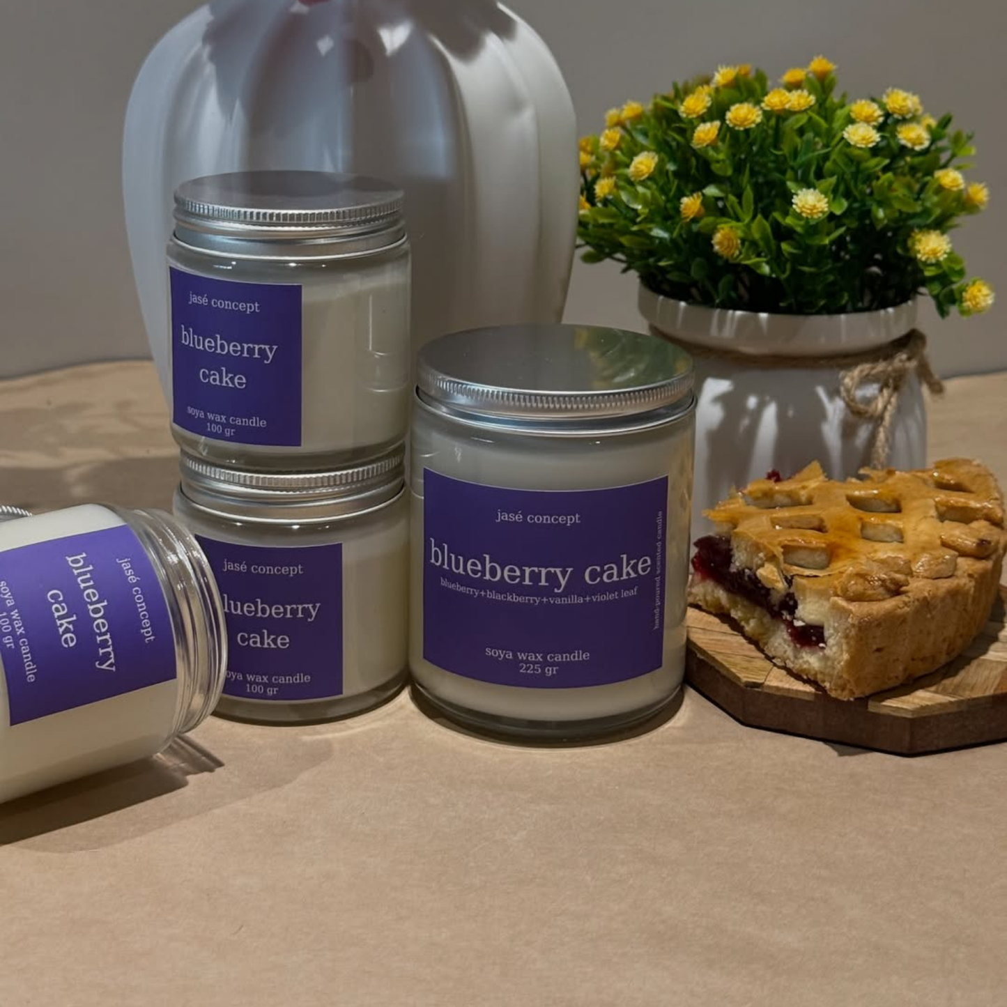 Blueberry Cake Soy Candle