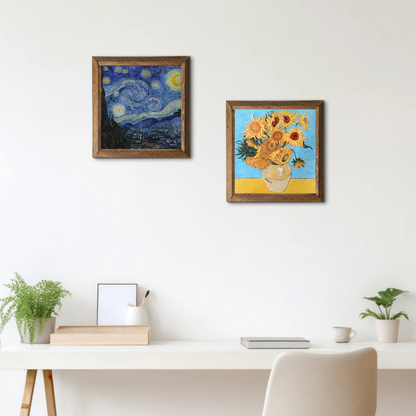 Van Gogh Celestia Duo Stone Wall Art