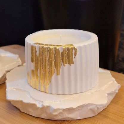 Golden Concrete – Soy Candle Set