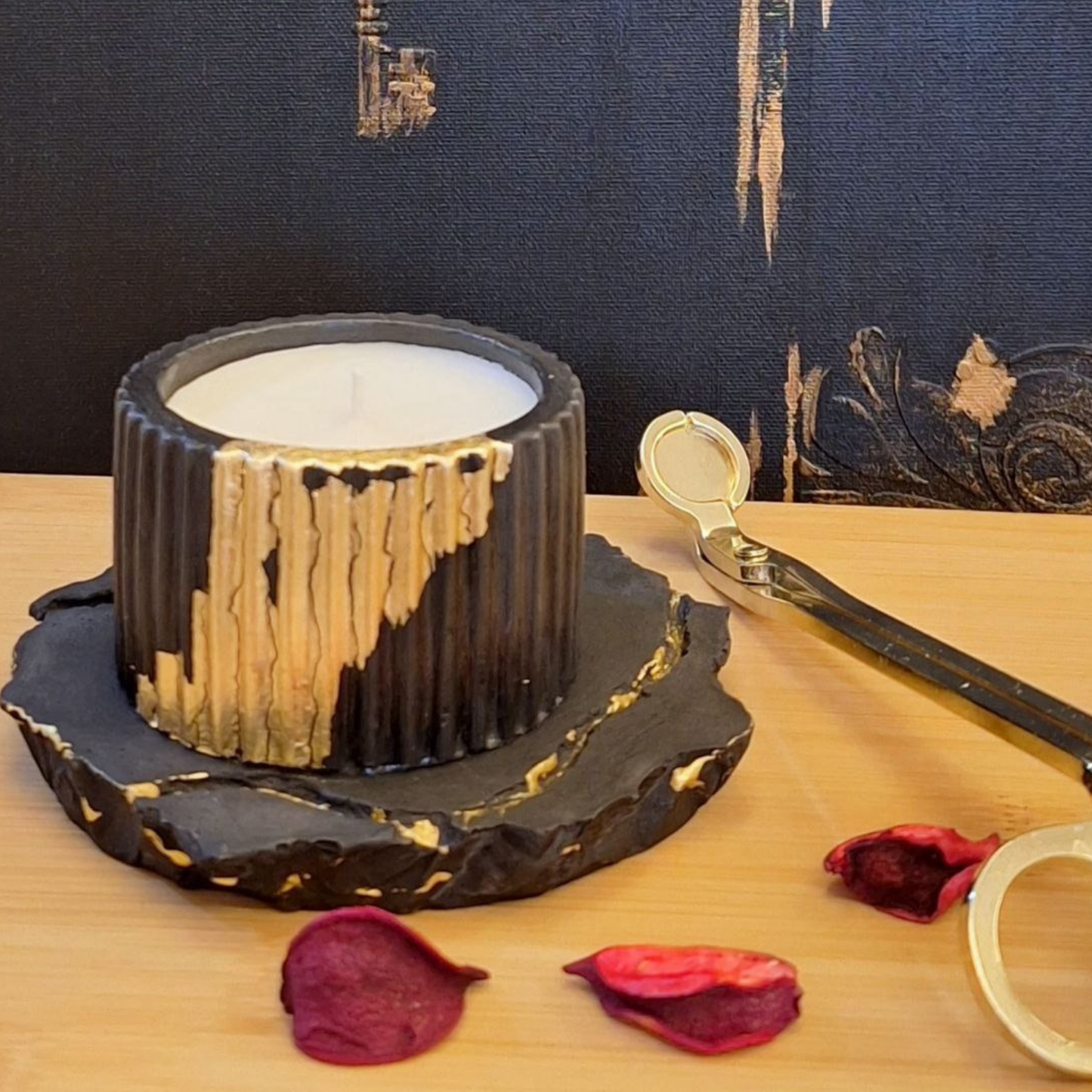 Golden Concrete – Soy Candle Set