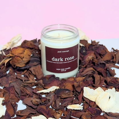 Dark Rose Soy Candle