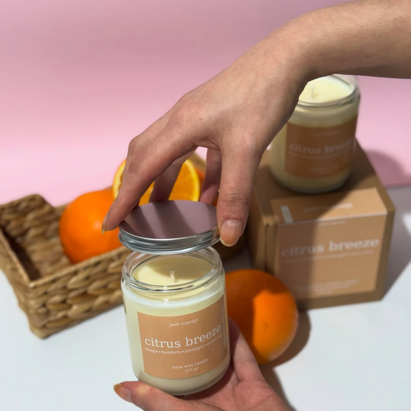 Citrus Breeze Soy Candle