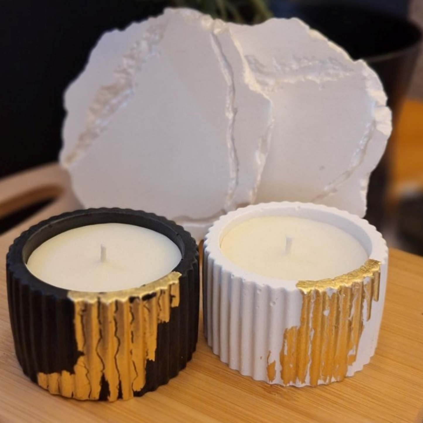 Golden Concrete – Soy Candle Set