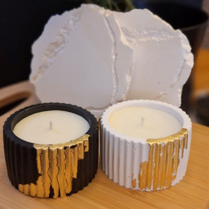 Golden Concrete – Soy Candle Set