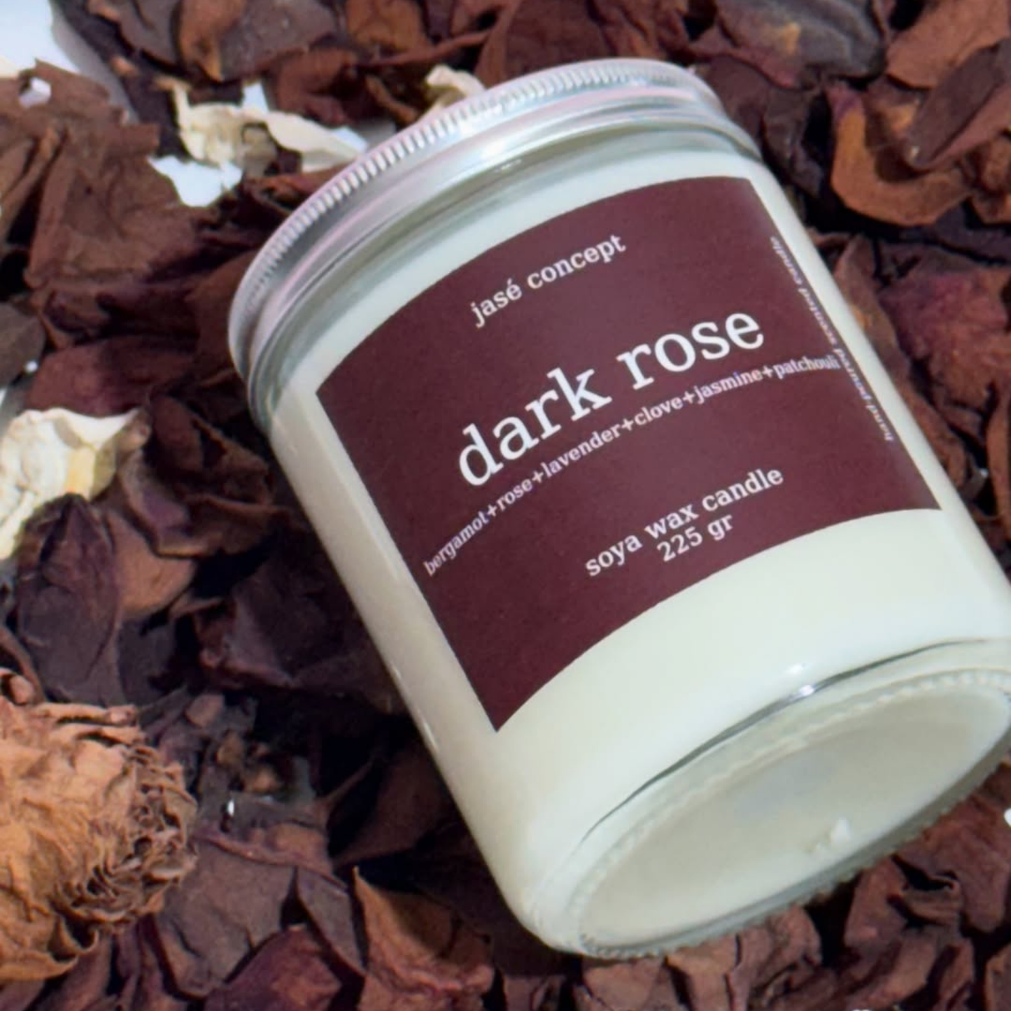 Dark Rose Soy Candle