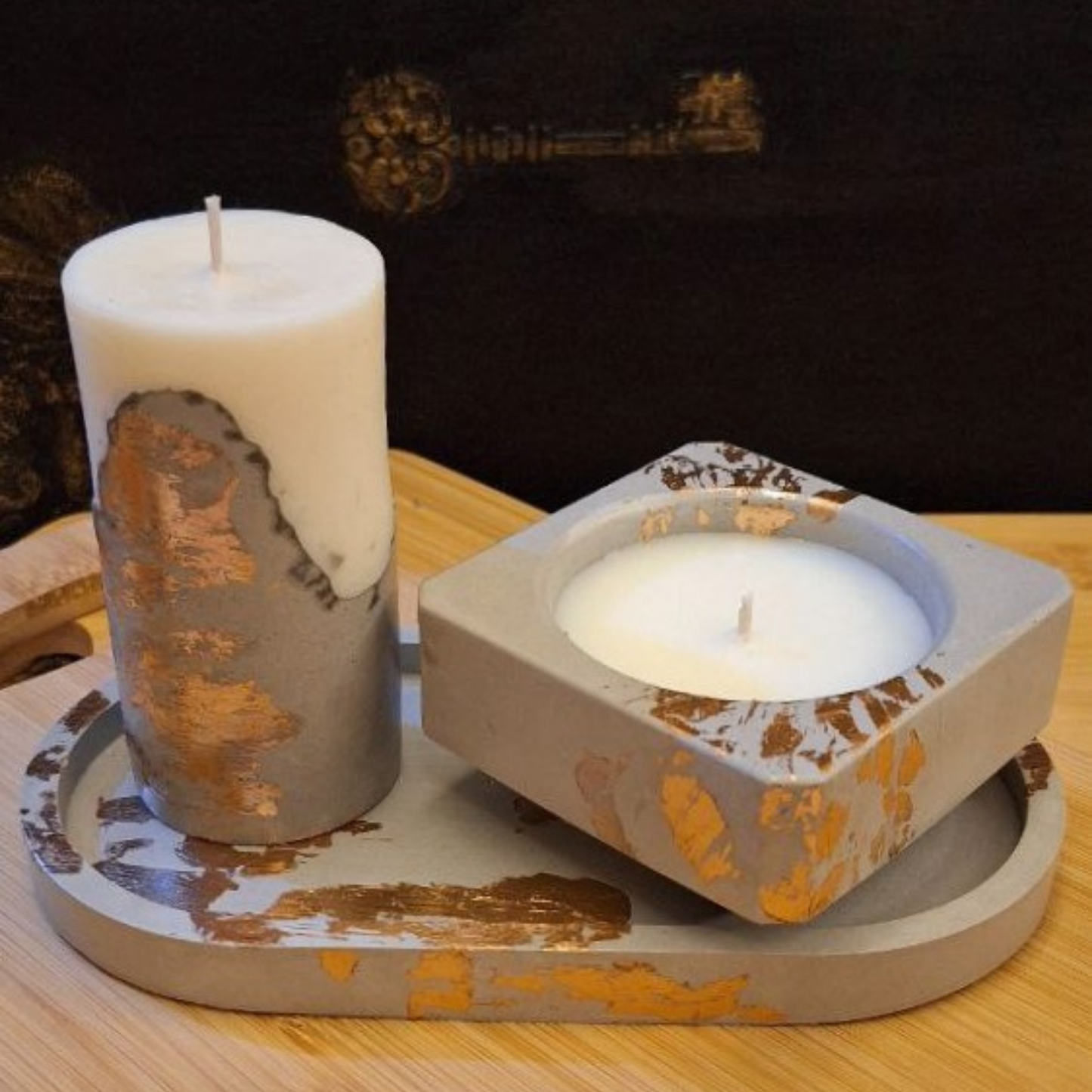 Gilded Earth -  Soy Candle Duo