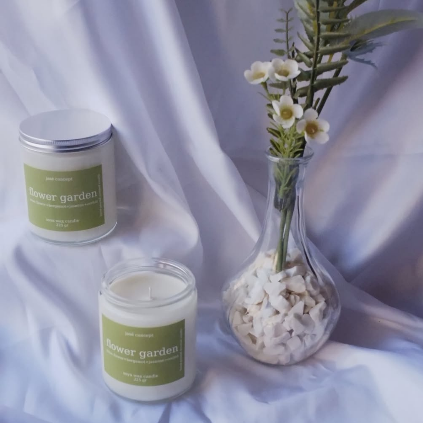 Flower Garden Soy Candle