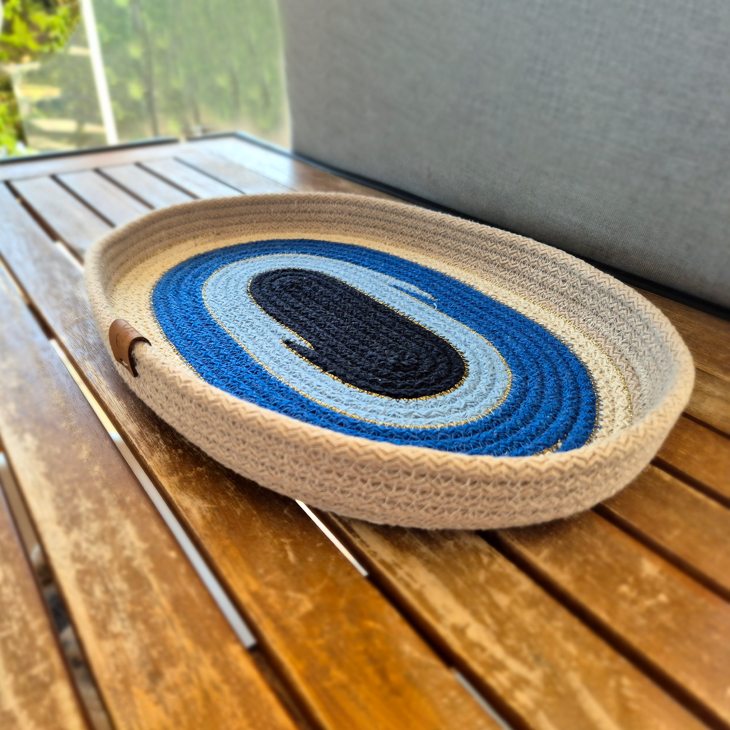 Evil Eye II Cotton Rope Basket
