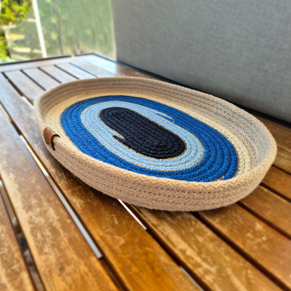 Evil Eye II Cotton Rope Basket