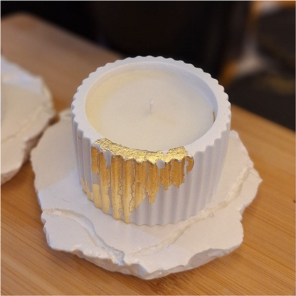 Golden Concrete – Soy Candle Set
