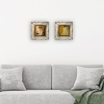Golden Era Portrait Duo Stone Wall Art
