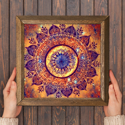 Mandala Trio Stone Wall Art