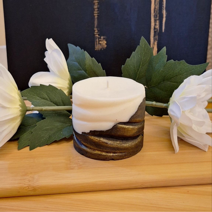 Midnight Gold -  Sculpted Soy Candle
