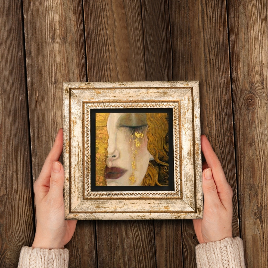 Golden Era Portrait Duo Stone Wall Art