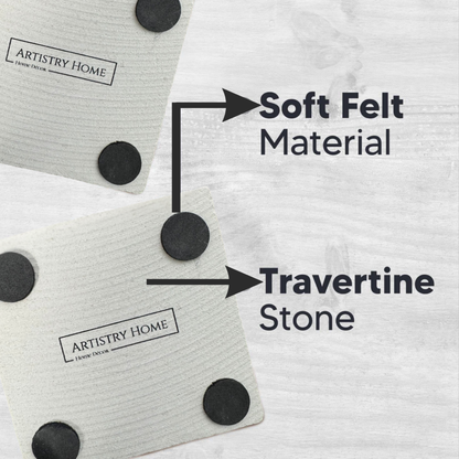 Gustav Klimt Stone Coaster Set