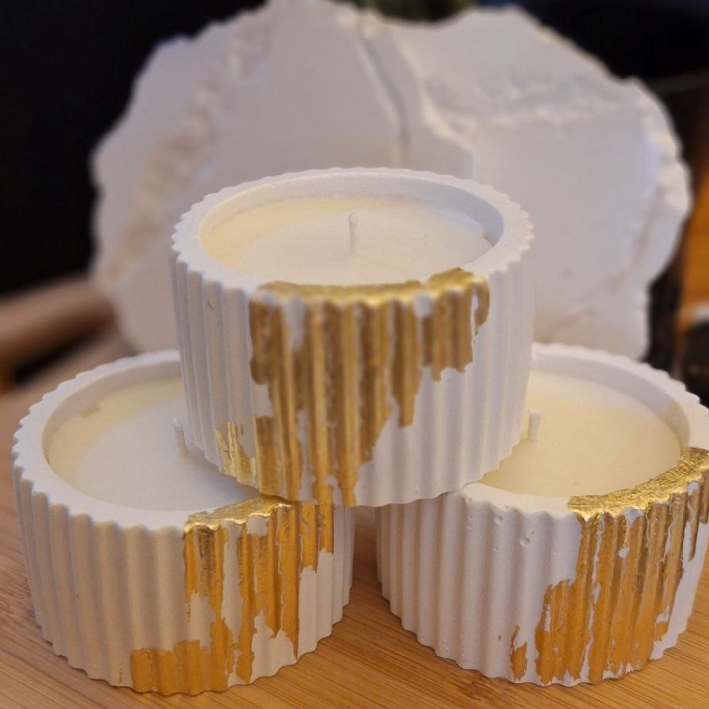 Golden Concrete – Soy Candle Set