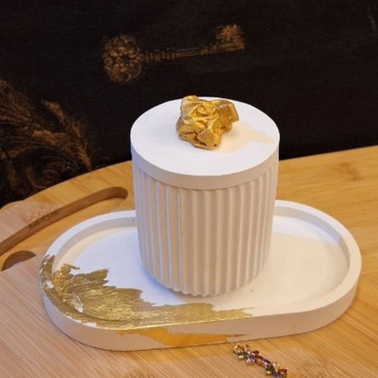 Golden Serenity - Soy Candle Duo