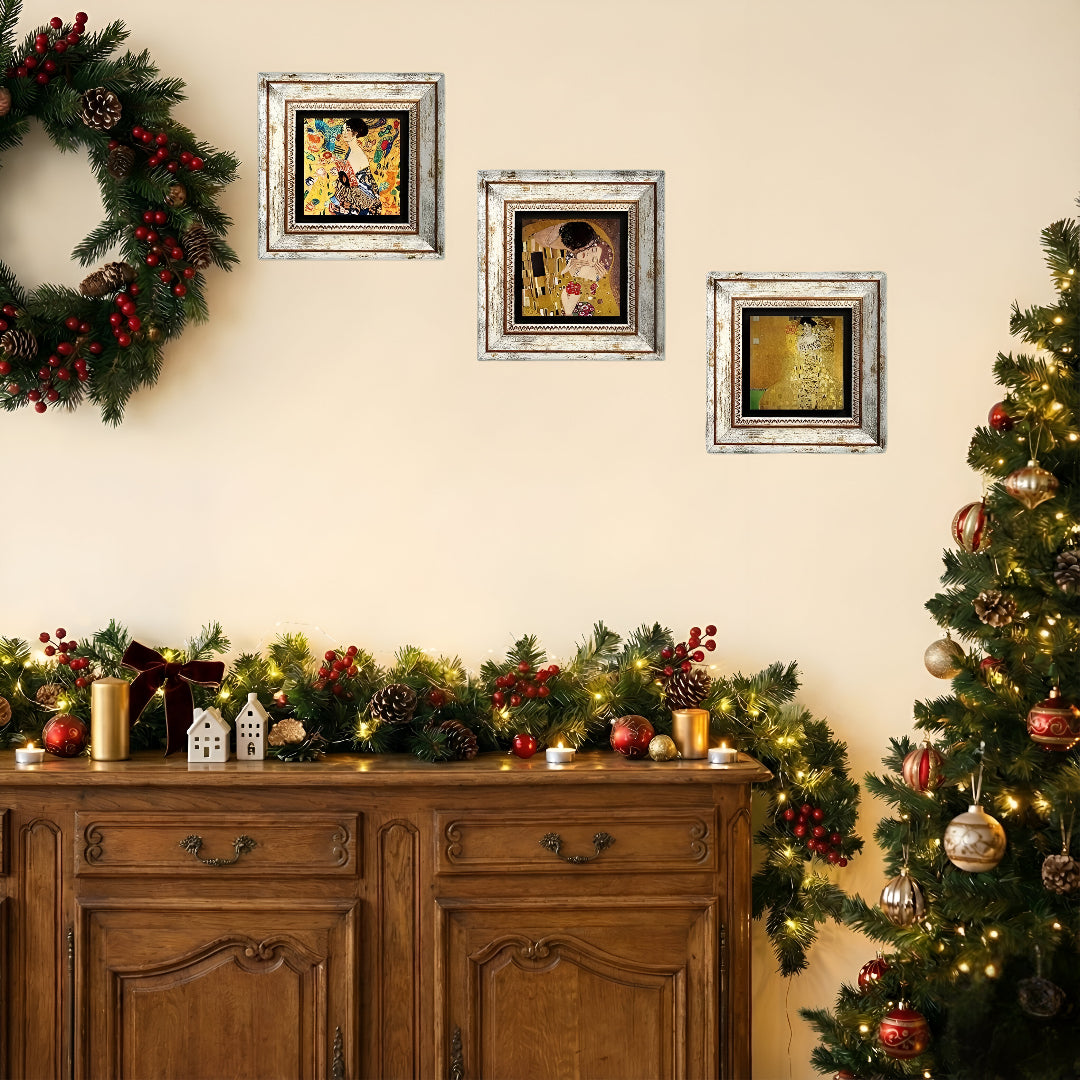 Gustav Klimt Classical Trio Stone Wall Art