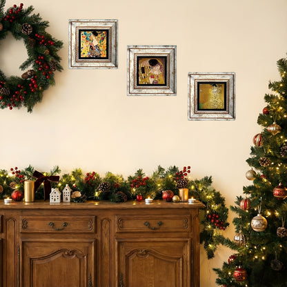 Gustav Klimt Classical Trio Stone Wall Art