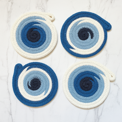 Evil Eye Rope Coaster Set