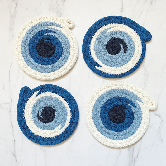 Evil Eye Rope Coaster Set